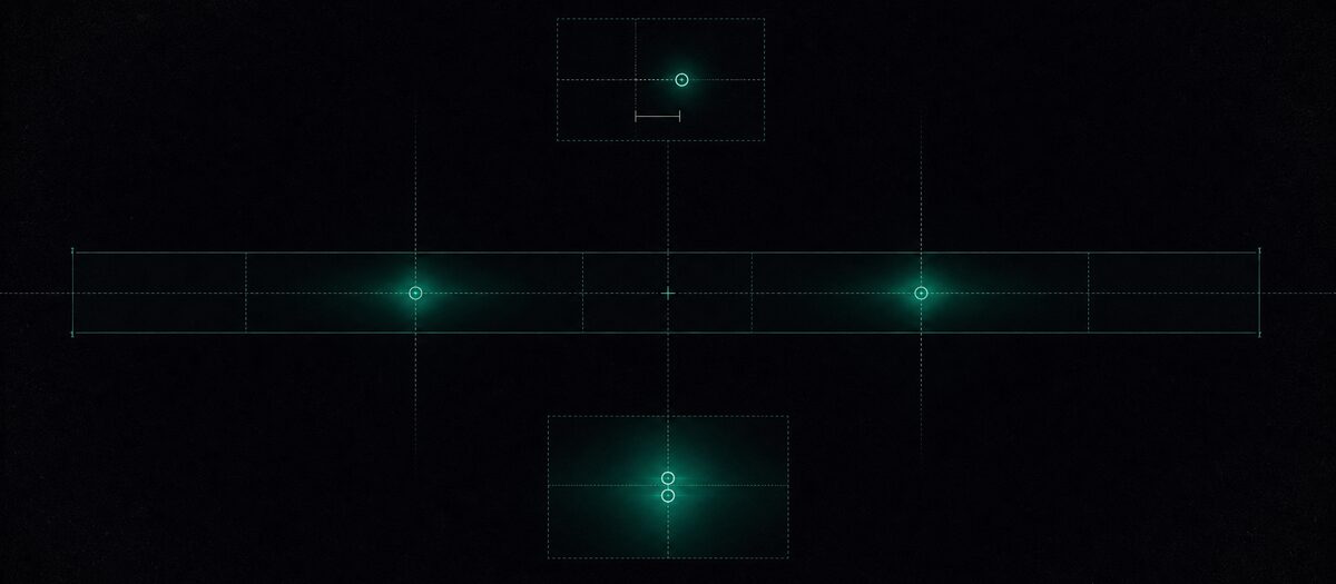 A step lane with backbeat marks on beats two and four, with insets showing one nudged late and two layered together