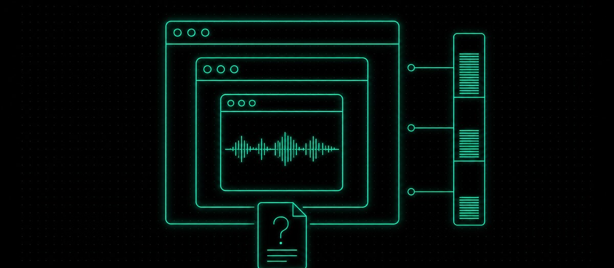 Three nested virtual windows around a tiny waveform beside a performance meter dropping at each layer, illustrating the virtual machine route